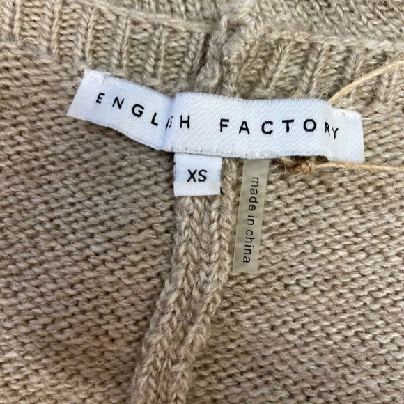 Shopbop English Factory Sweater Tank Style # EFACT30509 Wool Cropped Camisole XS - Picture 11 of 11